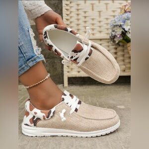 Cow print shoes from Tik Tok shop